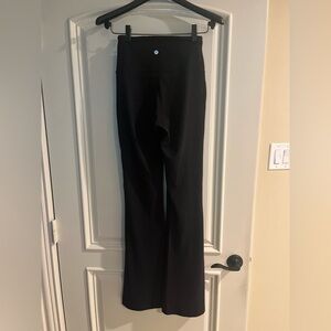 Lululemon flare leggings in black size 4 regular length